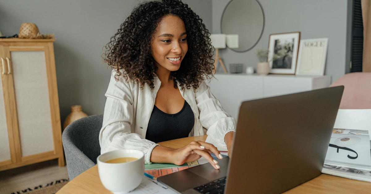 Woman Using MacBook Pro